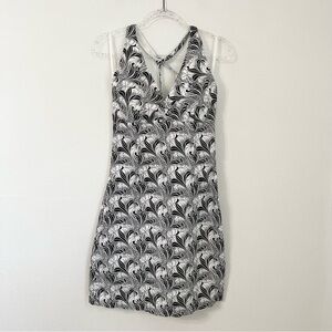 Tommy Hilfiger Halter Floral Tropical Mini Dress Cotton Career wear  Size 4